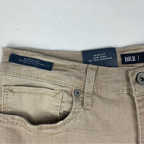 BKE Men's Slim Jeans in Tan - Picture 7 of 12